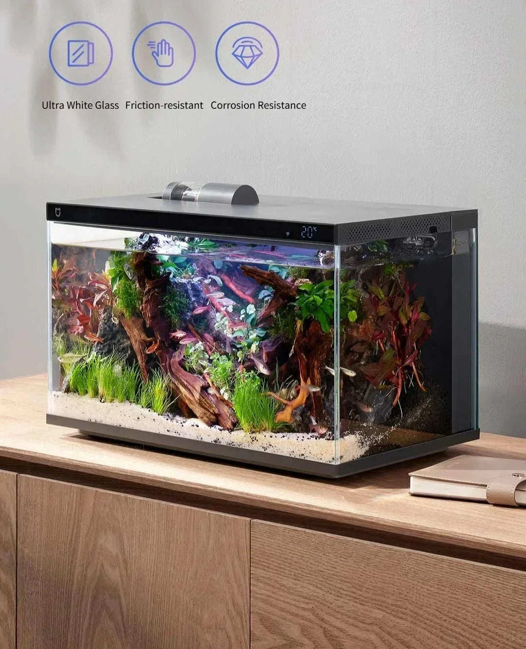 Mijia Smart Fish Tank MYG100 App Controlled Aquarium with Lighting System - 17