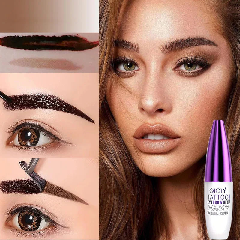 QICIY Peel Off Eyebrow Gel Waterproof Long Lasting Brow Tint - 9