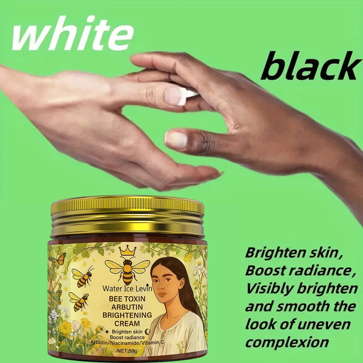 Bee Toxin Arbutin Brightening Cream Retinol Hyaluronic Acid Moisturizer