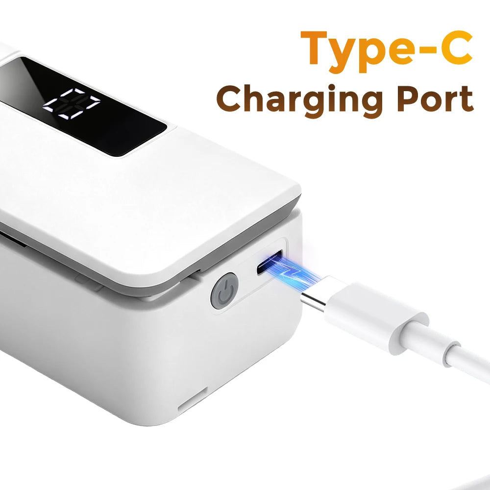 Portable Rechargeable Mini Bag Sealer with Cutter