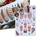 3D Christmas Cartoon Nail Art Stickers