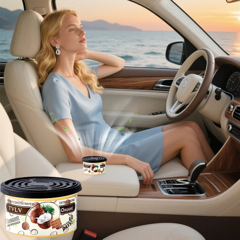 Solid Car Air Freshener Long Lasting Odor Eliminator Fragrance