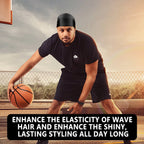 Silk Durag for Men Wave Cap Adjustable Breathable Hair Pirate Hat
