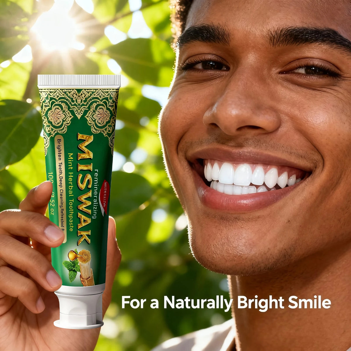 Hydroxyapatite Miswak Toothpaste Enamel Repair and Mint Fresh Breath