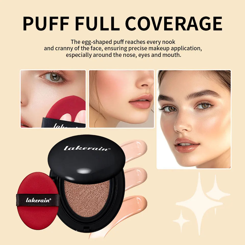 Full Coverage Long-Lasting Semi-Matte Cushion Foundation