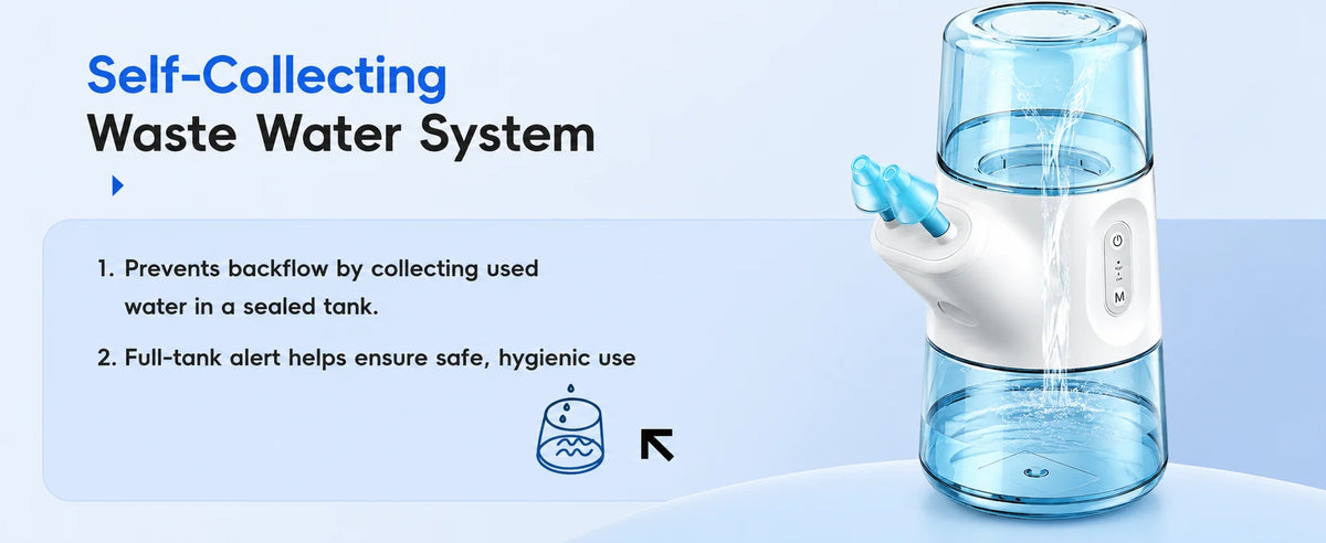 Portable Electric Nasal Irrigator for Sinus Relief
