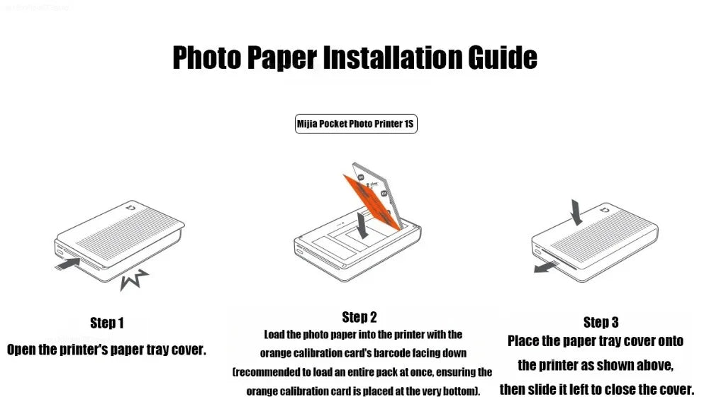 Mijia ZINK Pocket Printer Paper Self-Adhesive Photo Printing Sheets