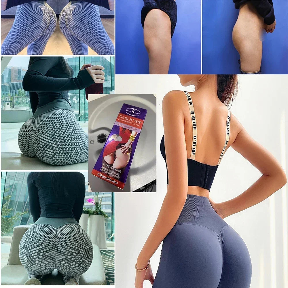 Hip and Breast Enhancement Oil Set Natural Body Shaping Treatment