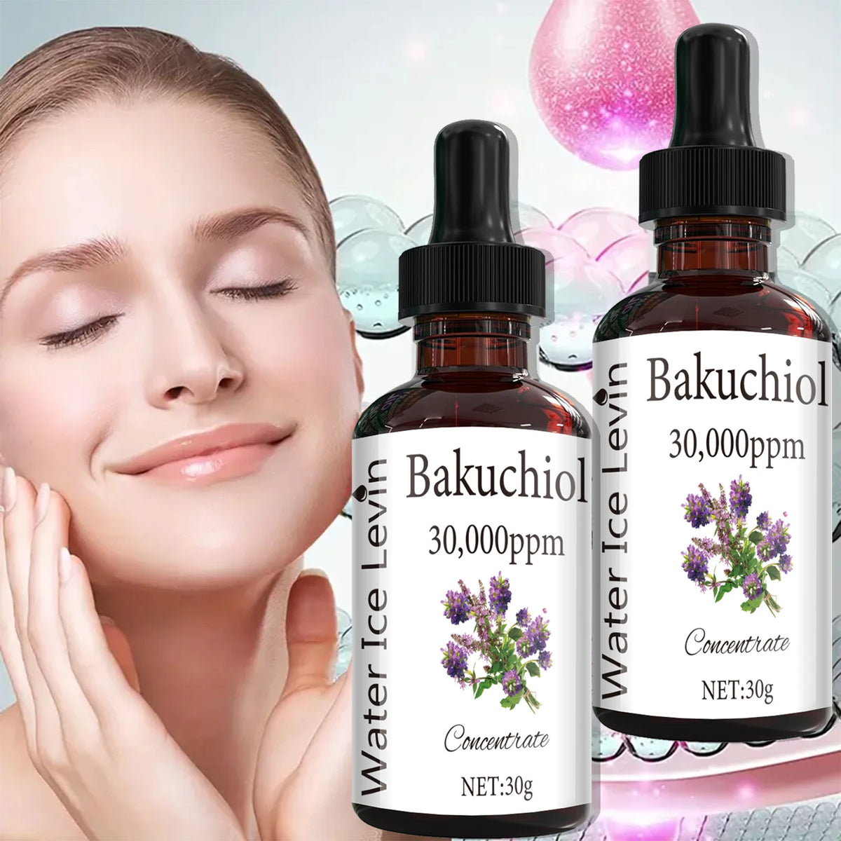 Bakuchiol Peptide Firming Cream Plant Based Retinol Face Moisturizer