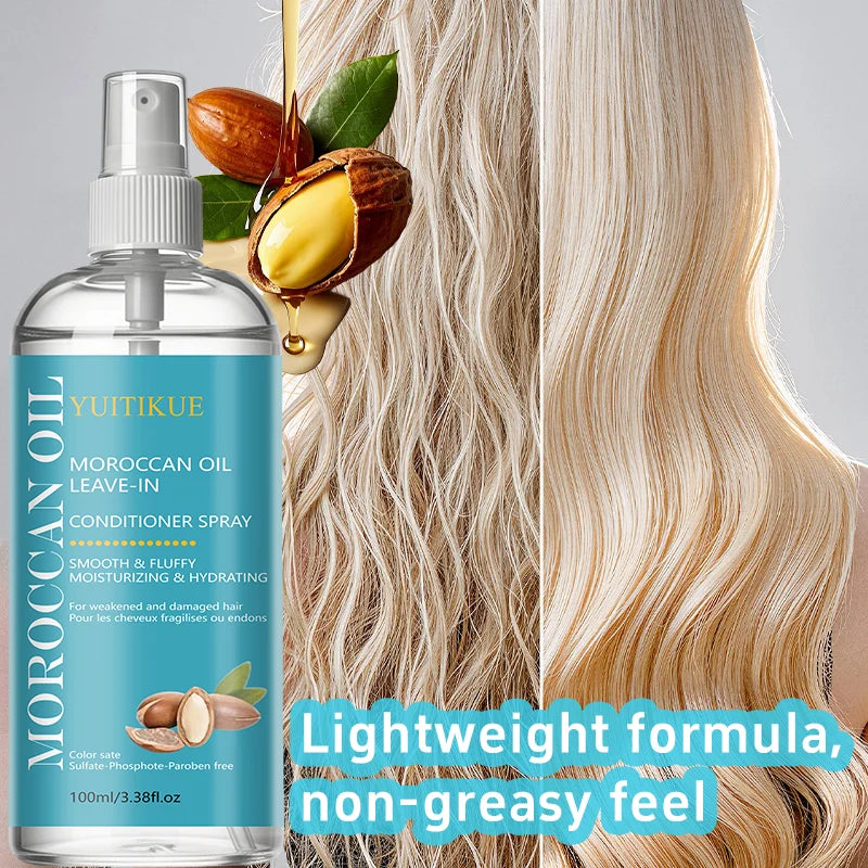 Moroccan Oil Leave In Conditioner Spray 100ml for Damaged Hair