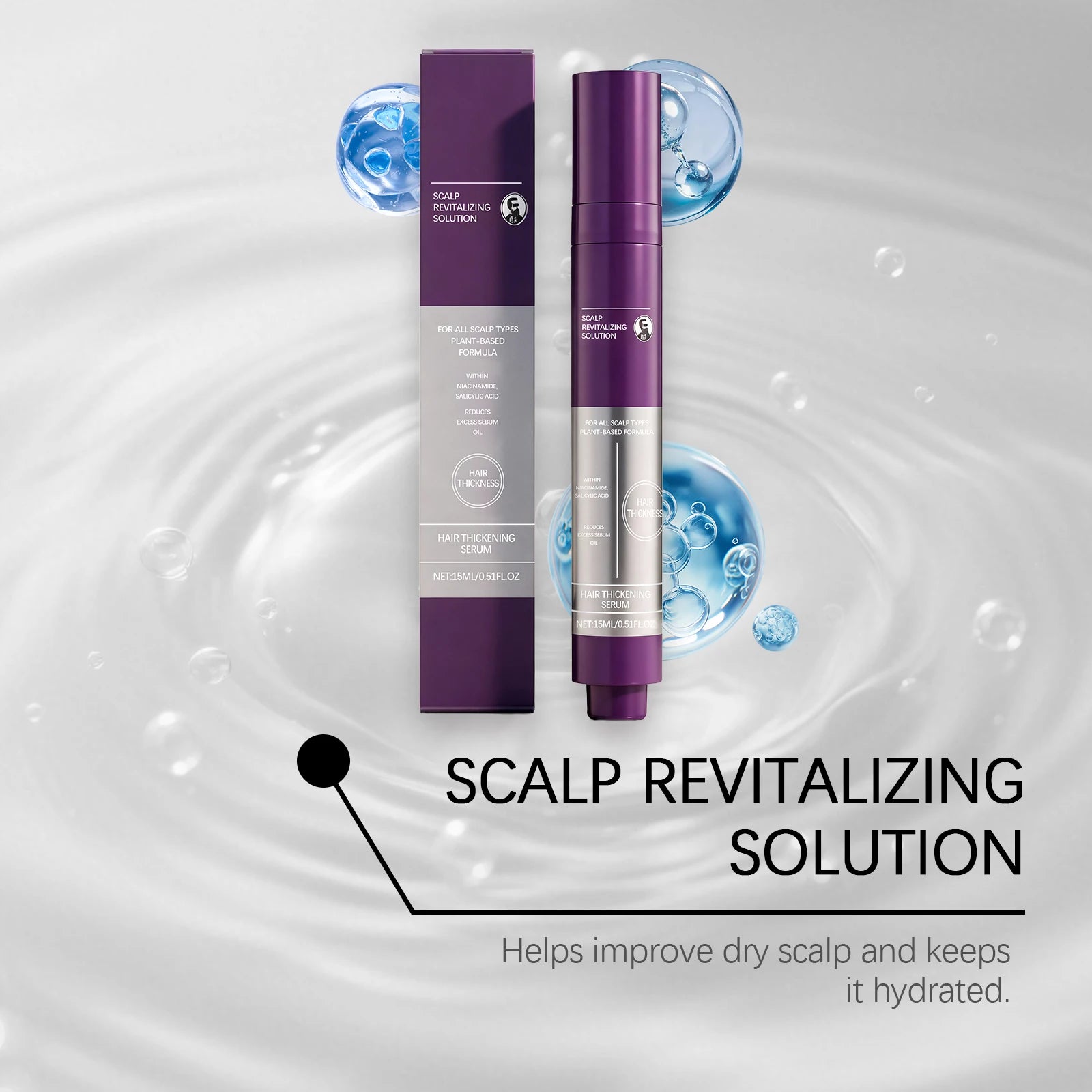 Rosemary Oil Scalp Revitalizing Hair Thickening Serum 15ml