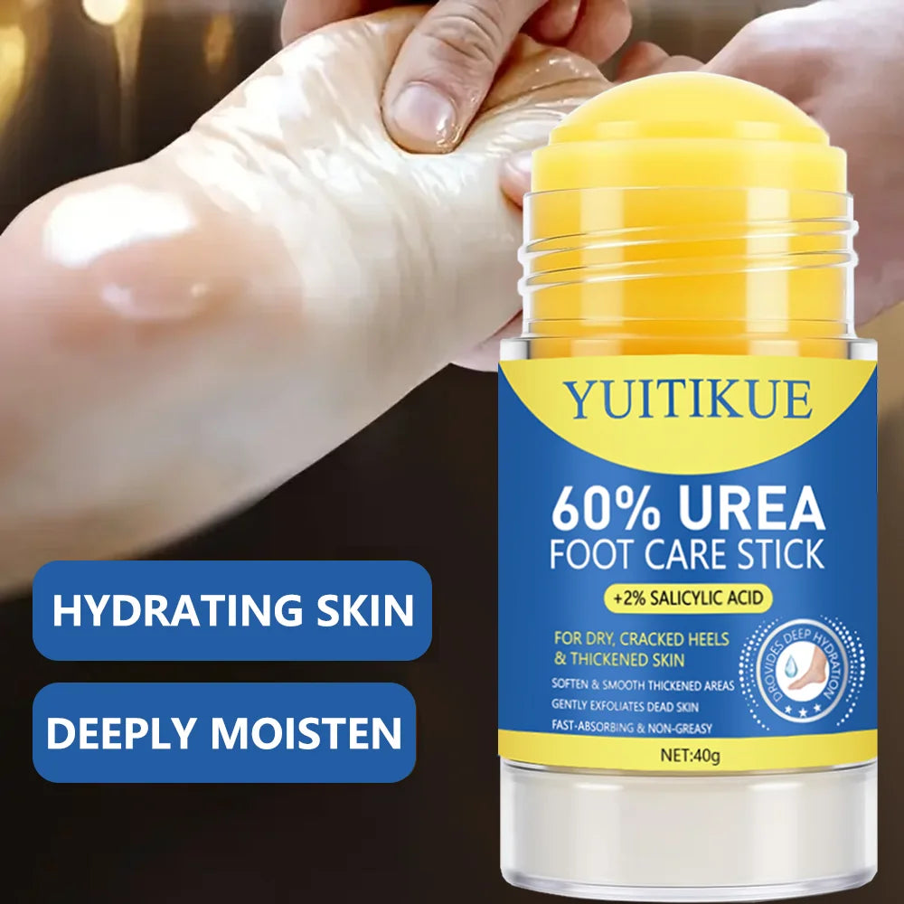 YUITIKUE 60% Urea Foot Care Stick for Cracked Heels and Dry Skin