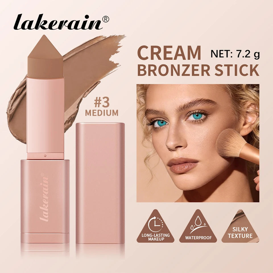 Cream Bronzer Stick for Seamless Face Contouring - 7