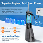 Portable Cordless Water Flosser for Teeth Cleaning