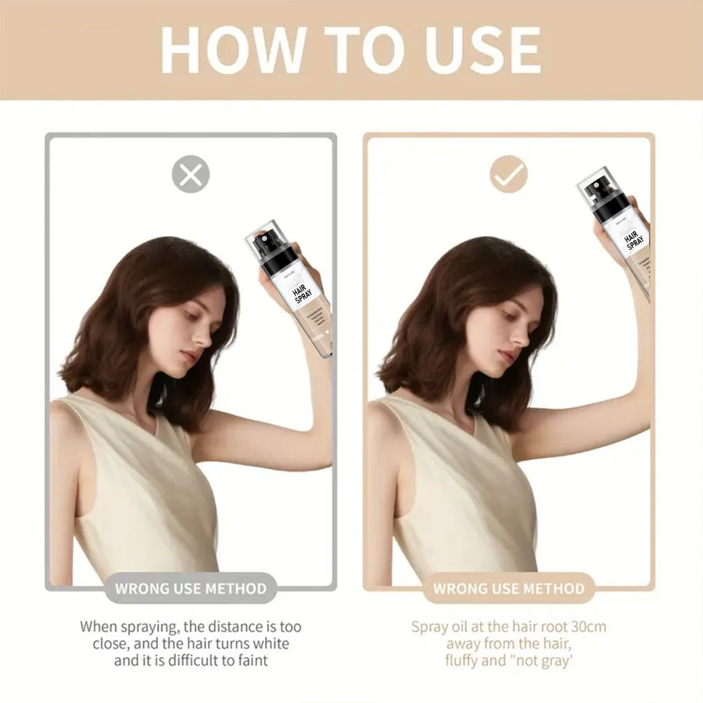 Volumizing Hair Spray Rice Protein Texturizing Spray for Fluffy Hair