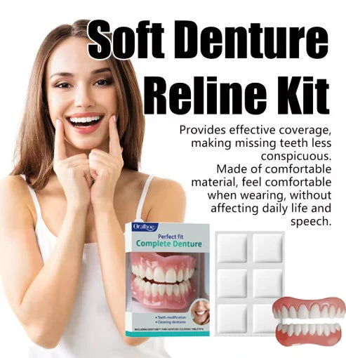 Cosmetic Silicone Dentures for Natural Smile