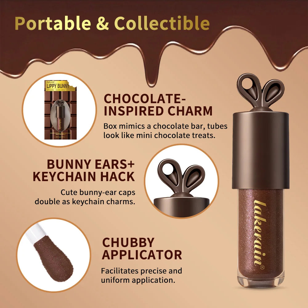 Chocolate Glow Moisturizing Plumping Lip Gloss - 6
