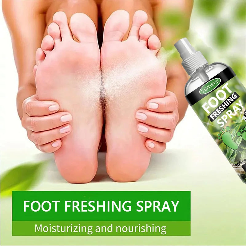 YUITIKUE Tea Tree Foot Deodorant Spray Shoe Odor Eliminator 100ml