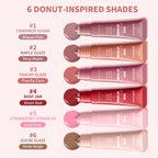 Hydrating Tinted Lip Gloss Serum for Shiny Plump Lips