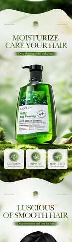 Sadoer Biotin Softening Shampoo 520ml Deep Cleansing Moisturizing Wash