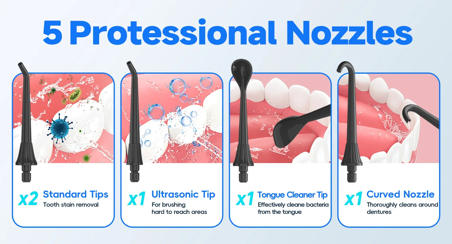 Cordless Water Flosser for Teeth and Braces - 13