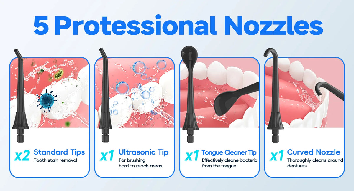 Cordless Water Flosser for Teeth and Braces