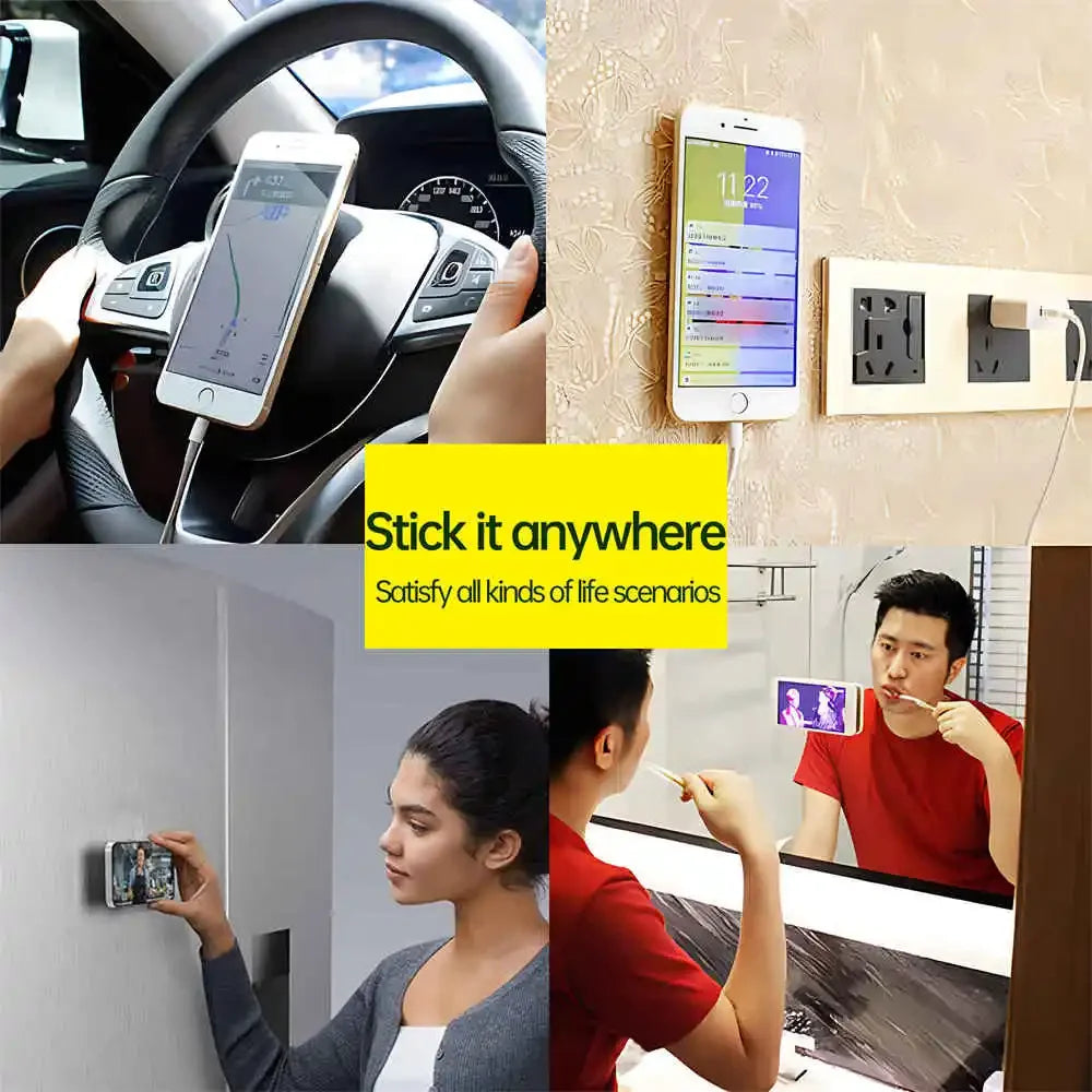 Silicone Suction Cup Phone Mount for Hands-Free Selfies & Videos