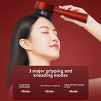 Electric Scalp Massager and Hair Growth Oil Applicator Comb
