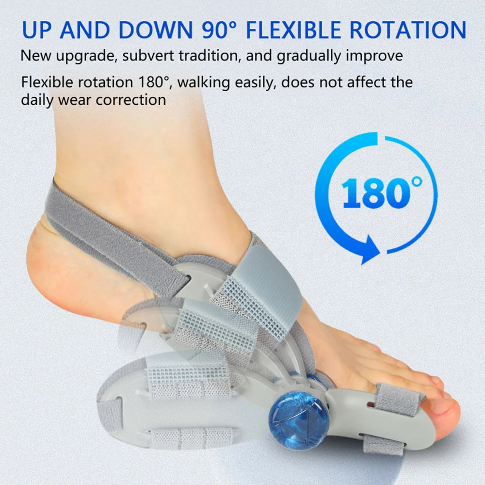 Adjustable Bunion Corrector and Toe Straightener Brace