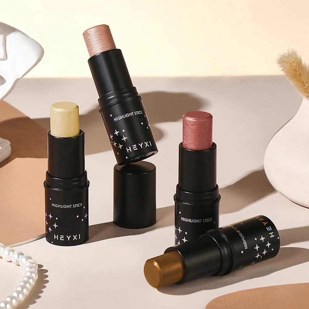 HEYXI High Gloss Bronzer Highlighter Stick Waterproof Makeup - 7