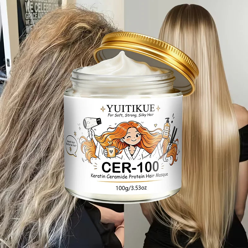 YUITIKUE CER-100 Keratin Ceramide Hair Mask Deep Conditioning Treatment