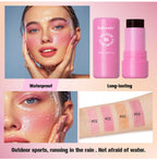 Cooling Water Jelly Blush Stick for Cheeks and Lips