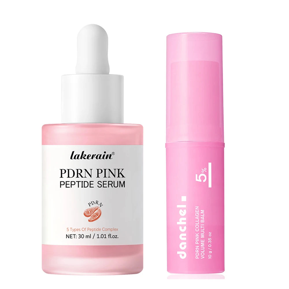 PDRN Pink Peptide Facial Serum and Collagen Multi Balm Set