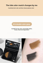 Two Tone Matte Eyebrow Cream Long Lasting Waterproof Brow Makeup
