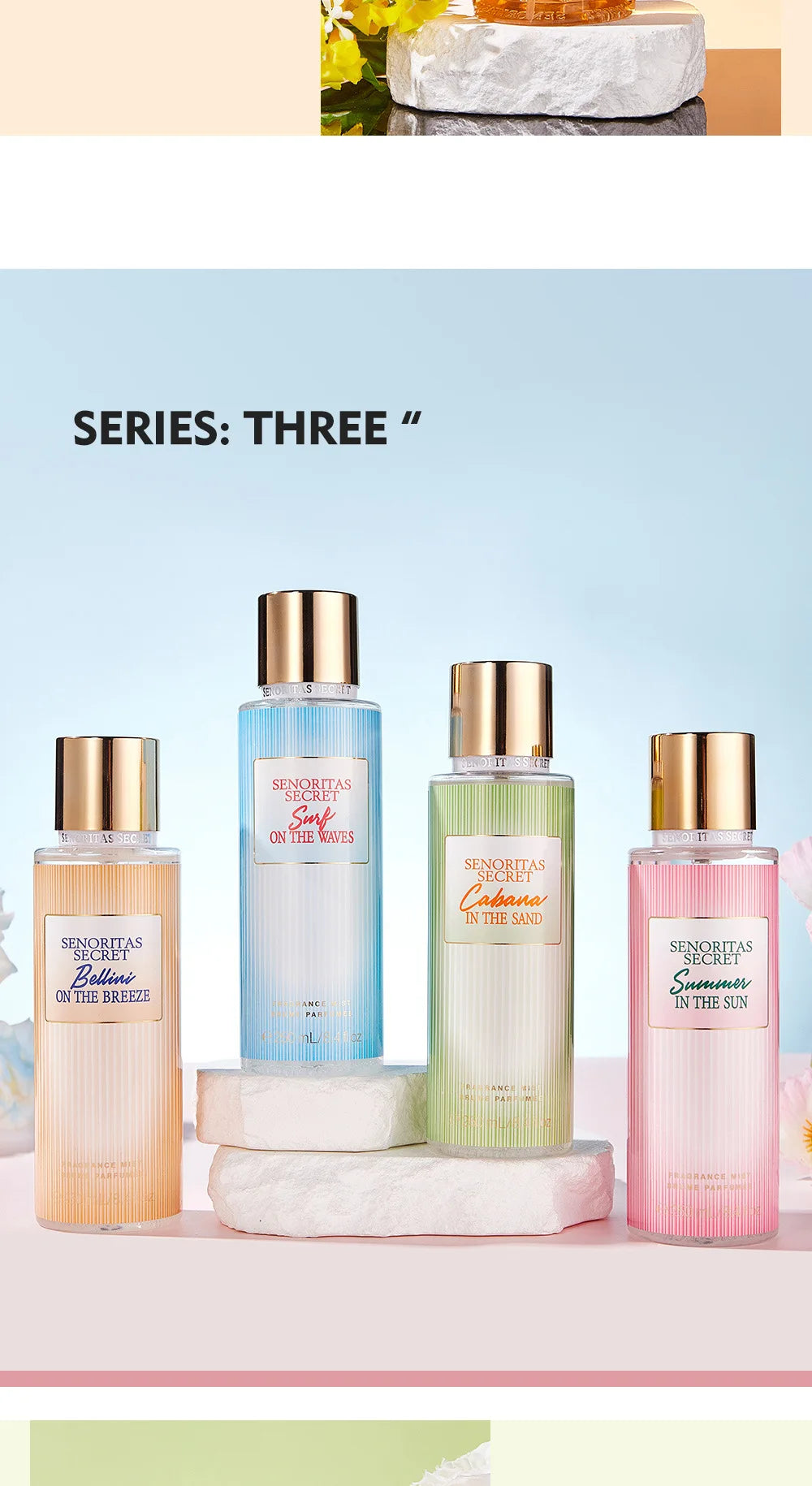 Floral Fruit Fragrance Mist Women Body Spray Vanilla Scent 250ml - 18