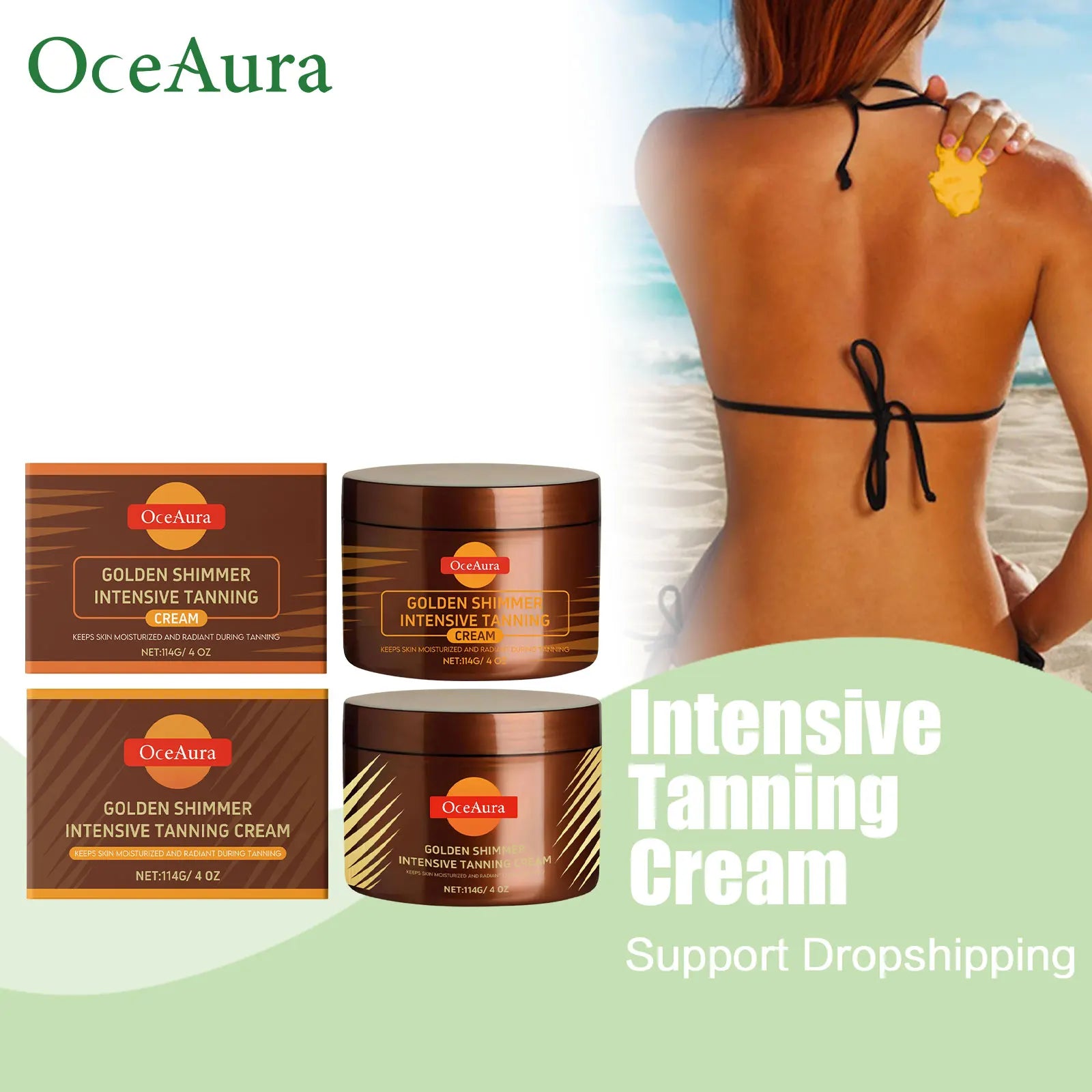 Intensive Tanning Accelerator Cream for Face and Body - 1