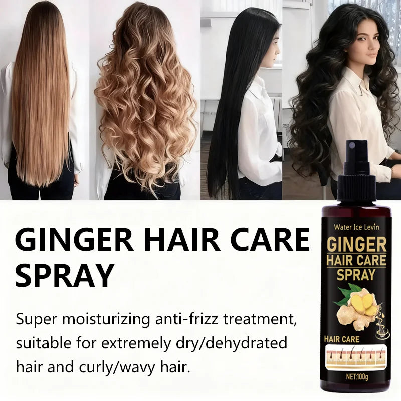 Ginger Hair Growth Spray with Keratin and Biotin 100g