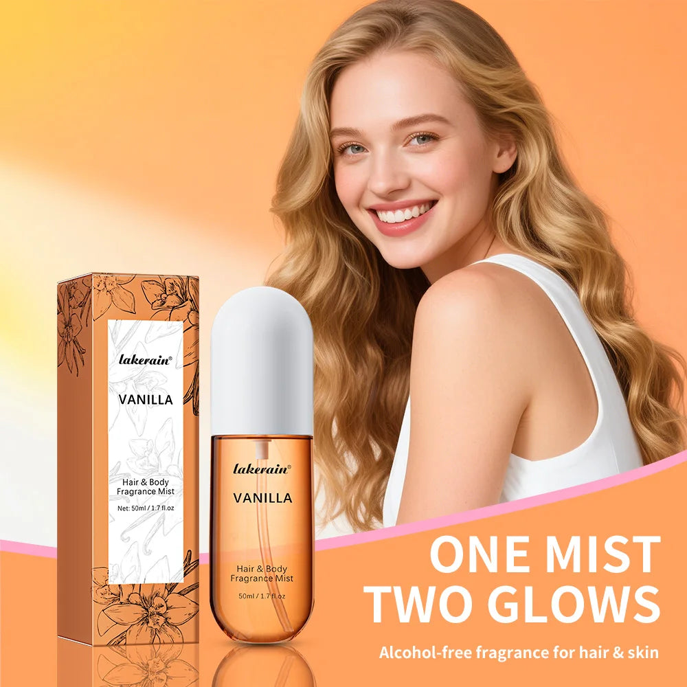 Vanilla and Rose Fragrance Mist for Hair and Body - 2