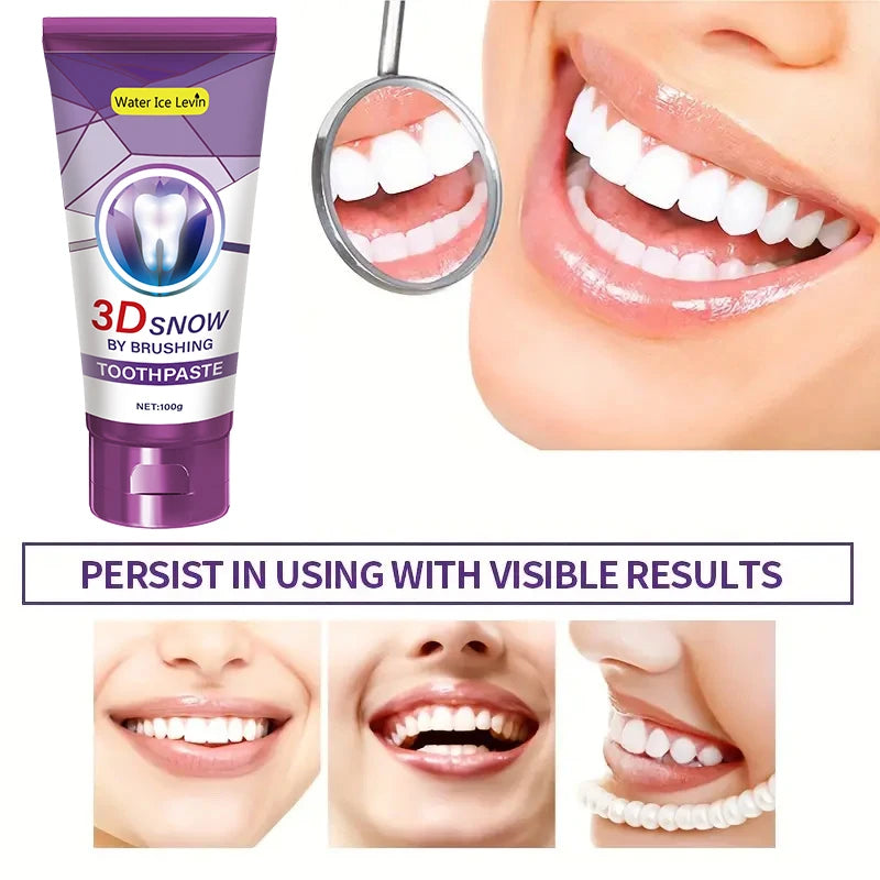 Purple Teeth Whitening Toothpaste Deep Stain Removal 100g - 4