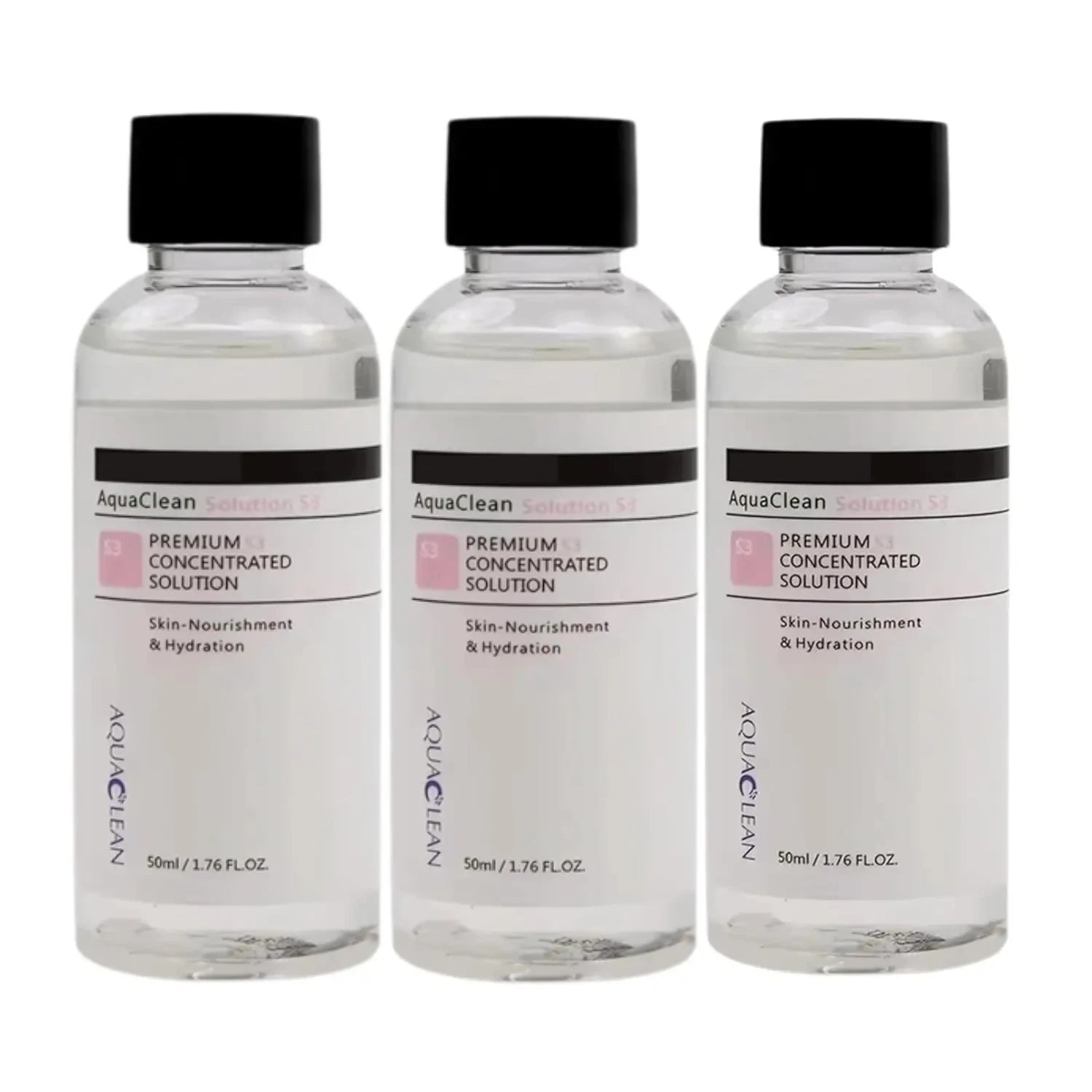 3 Bottle Aqua Peeling Facial Care Concentrate Solution Set S1 S2 S3