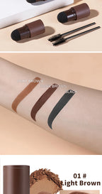 OCHEAL Eyebrow Stamp Kit Waterproof Brow Powder Makeup Stencil Set