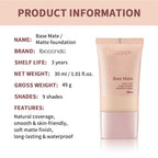 Long-Lasting Matte Liquid Foundation for Flawless Natural Coverage