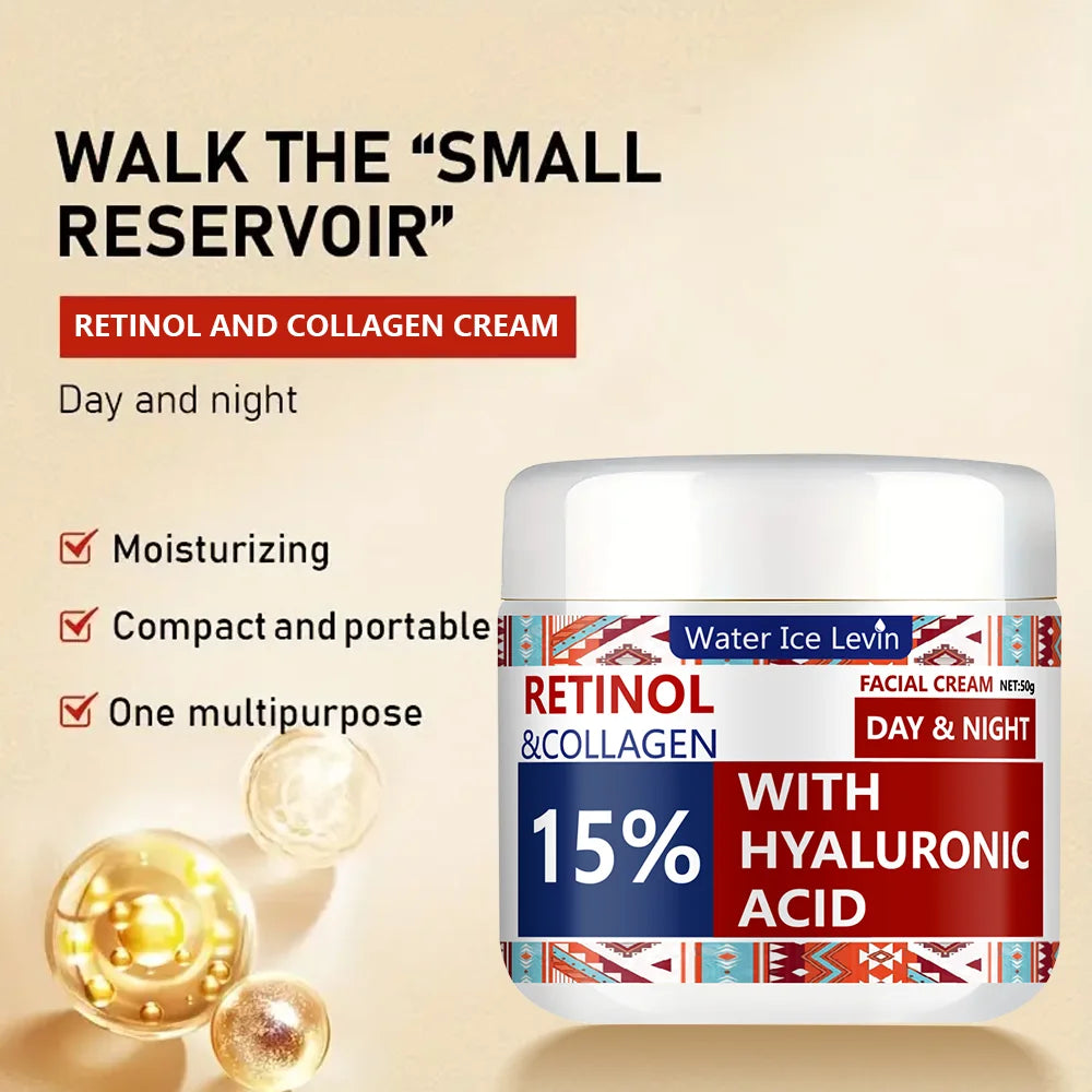 Retinol Collagen Lifting Cream Anti Wrinkle Face Moisturizer 50g - 9