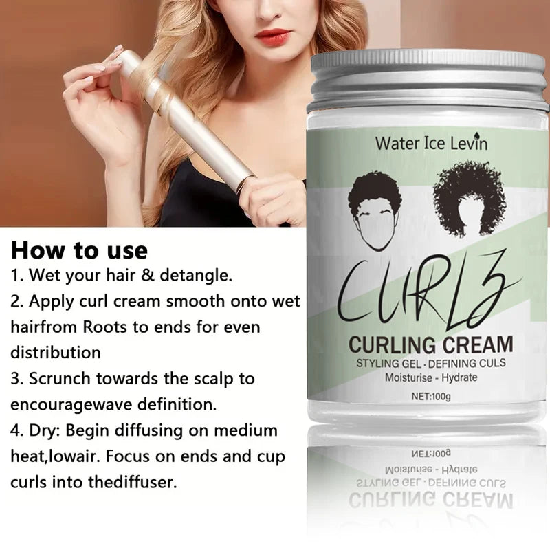 Curling Cream Styling Hair Mask 100g - 10