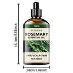 Rosemary Essential Oil 100ml for Hair Scalp and Skin Care