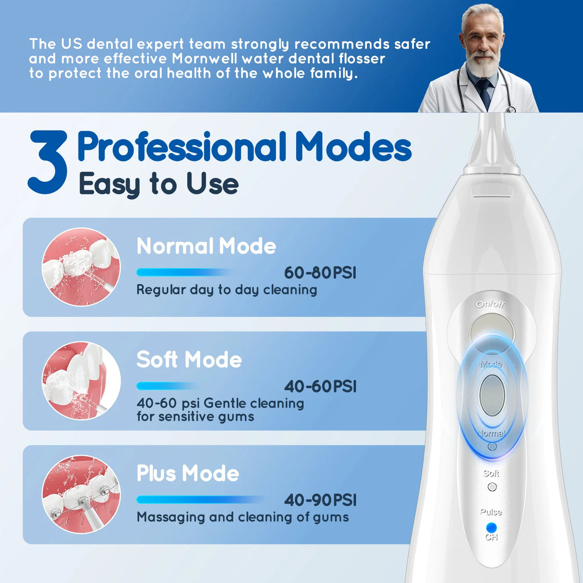 Portable 2-in-1 Water Flosser and Electric Toothbrush Oral Care Kit