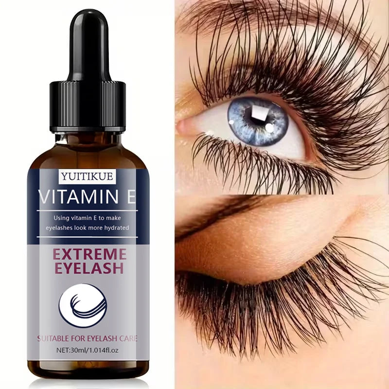 YUITIKUE Vitamin E Eyelash Serum Growth and Hydrating Lash Treatment - 1