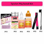 Goiple 7pcs Wig Installation Kit Lace Glue Remover and Hair Wax Stick