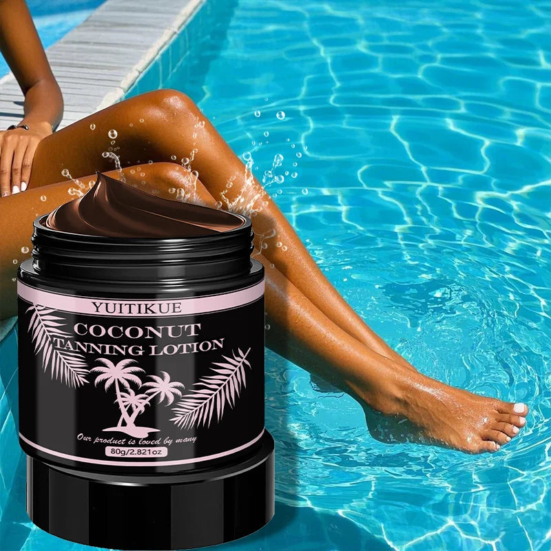 YUITIKUE Coconut Sunless Tanning Lotion Natural Bronzer for Body - 1