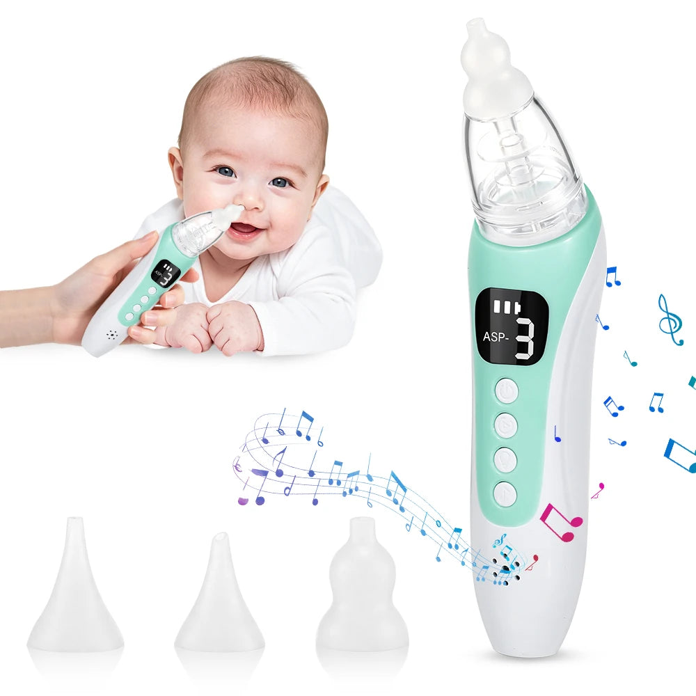 Electric Baby Nasal Aspirator with Lullabies - 1